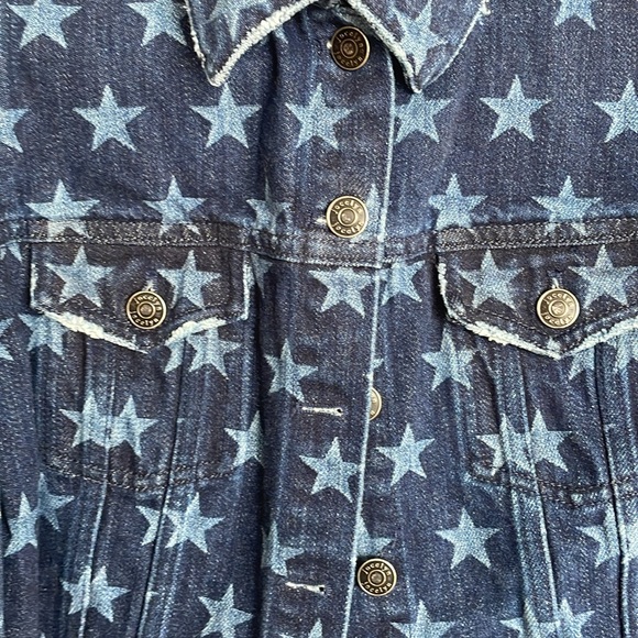 JOCELYN PUFF SHOULDER STAR JEAN JACKET - Picture 5 of 8